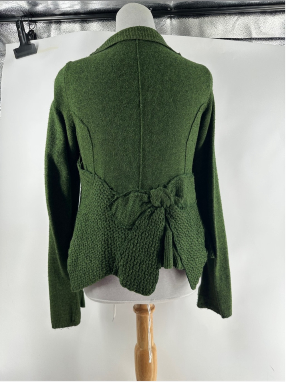Anthropologie Moth cardigan cotton angora cashmere eccentric fairy sz sm - Picture 12 of 14